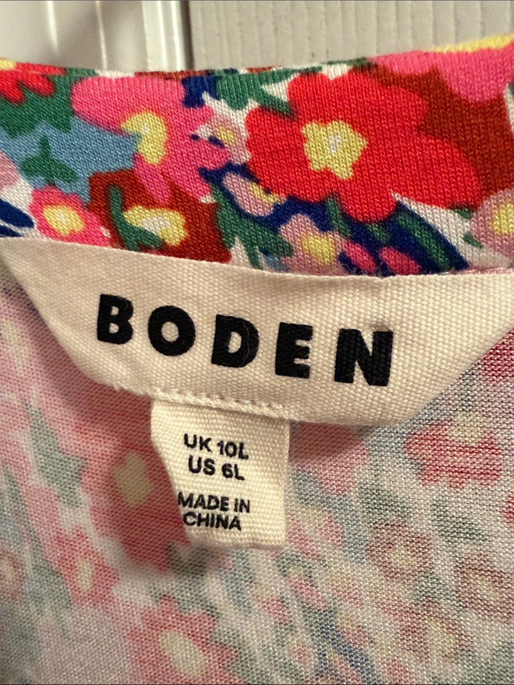 Boden Nicola Jersey Tea Dress Floral - Picture 5 of 8